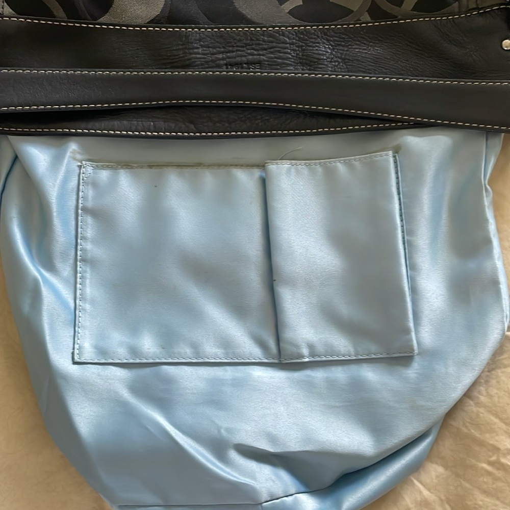 COACH Signature Hobo Shoulder Bag w/ Long Strap - Picture 7 of 9